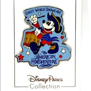 Mickey American Adventure World Showcase Pin
